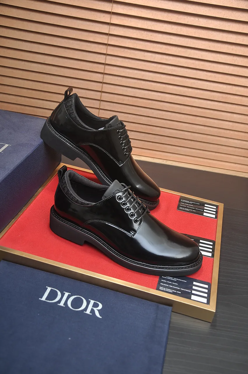 Men's shoes 💰680💶[Dior] (water-dyed cowhide lining) Dior original 1:1 high-quality factory, imported original materials, imported raw cowhide, water-dyed cowhide lining, original TPU outsole, code number: 39-44 (38.45 custom-made)